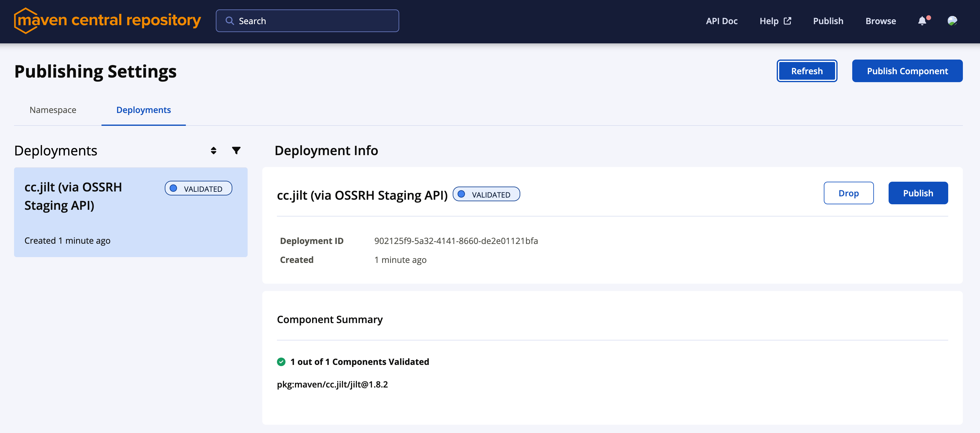 Central Portal Deployments